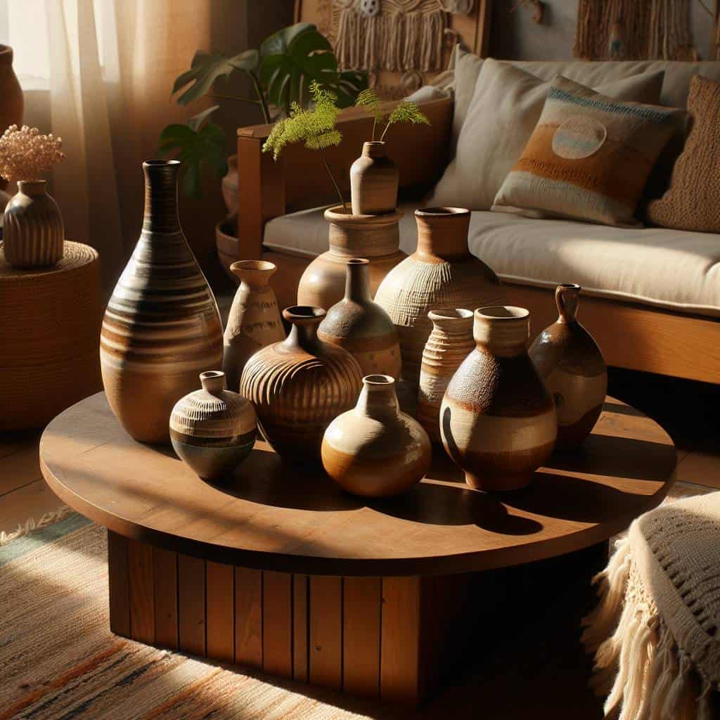 The beauty of imperfect, handmade decor.