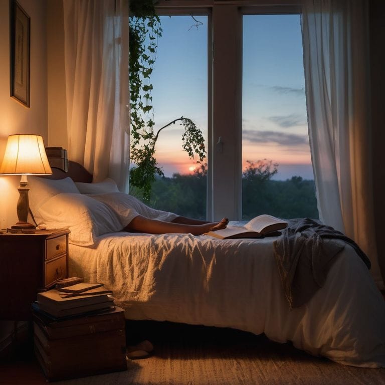 Embracing the Sanctuary of Sleep scene