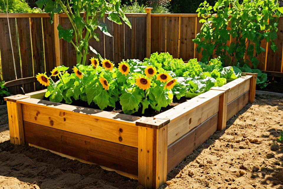 how to build a raised garden bed