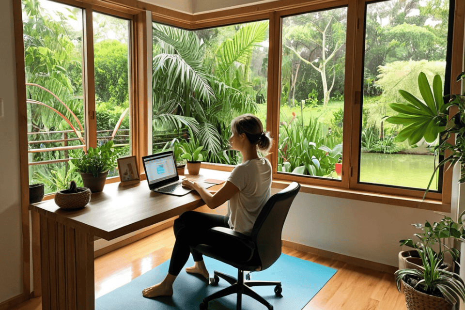 Healthy work-life balance when working from home