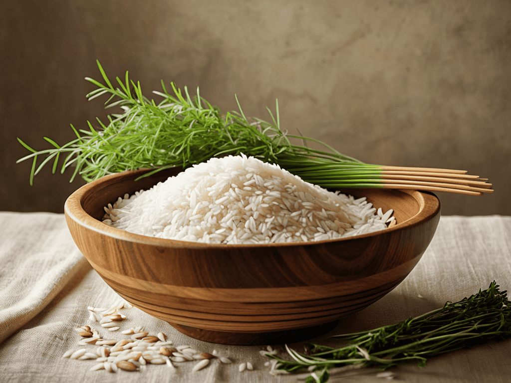 Embracing the Serenity of Rice Water