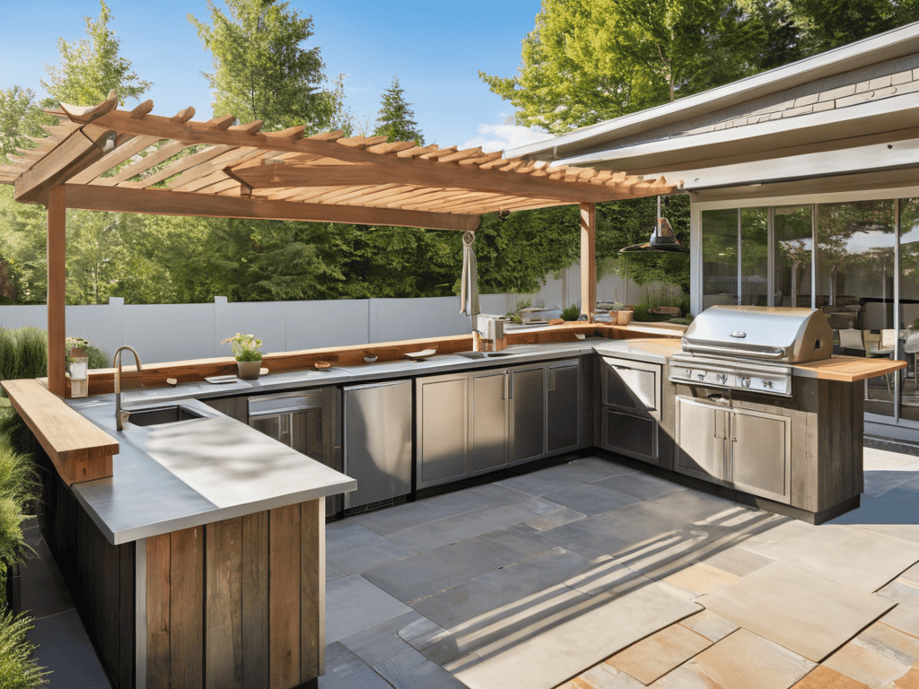 Epic Outdoor Kitchen Island Build