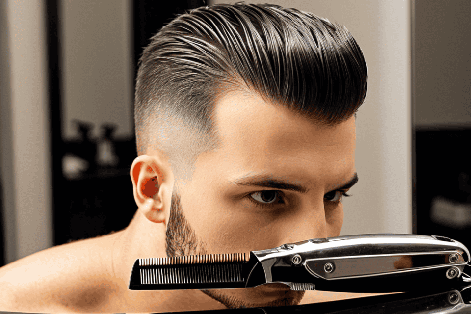 Cutting Men's Hair Fade
