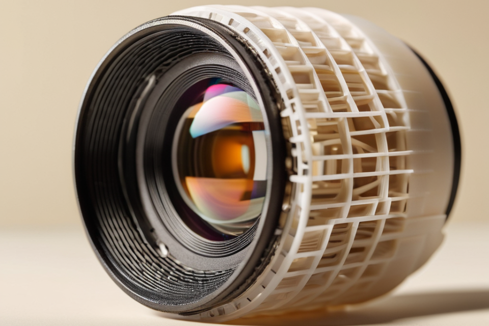 3D Printed Lenses on camera