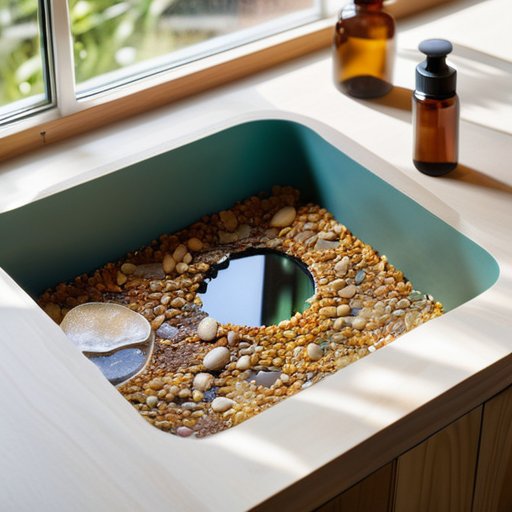 Wrapping It All Up: serene terrazzo masterpiece